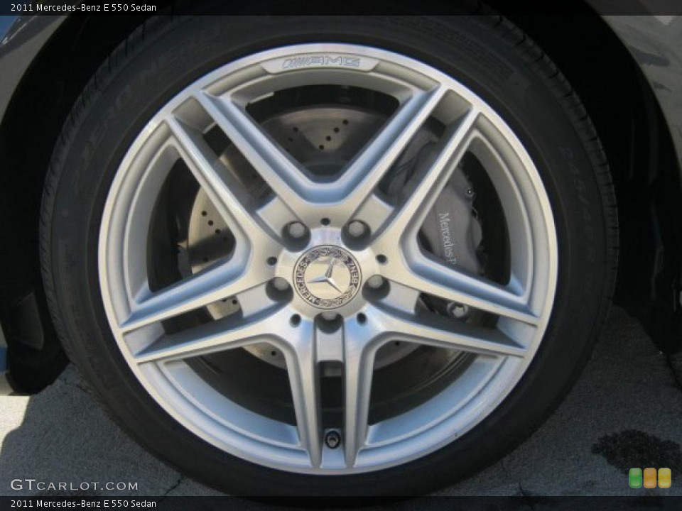 2011 Mercedes-Benz E 550 Sedan Wheel and Tire Photo #41552530