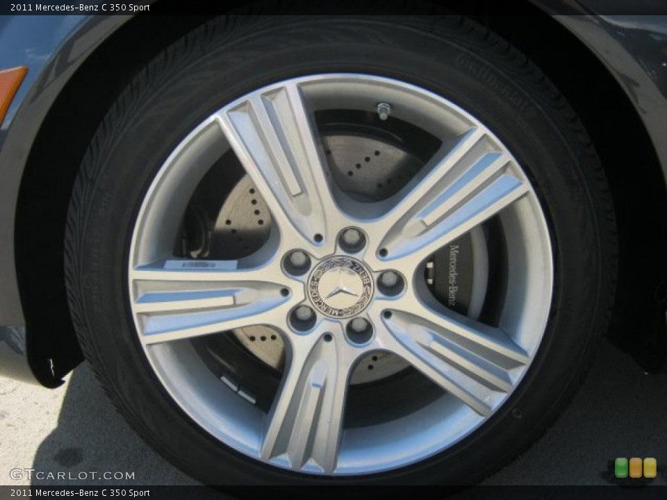 2011 Mercedes-Benz C 350 Sport Wheel and Tire Photo #41553198