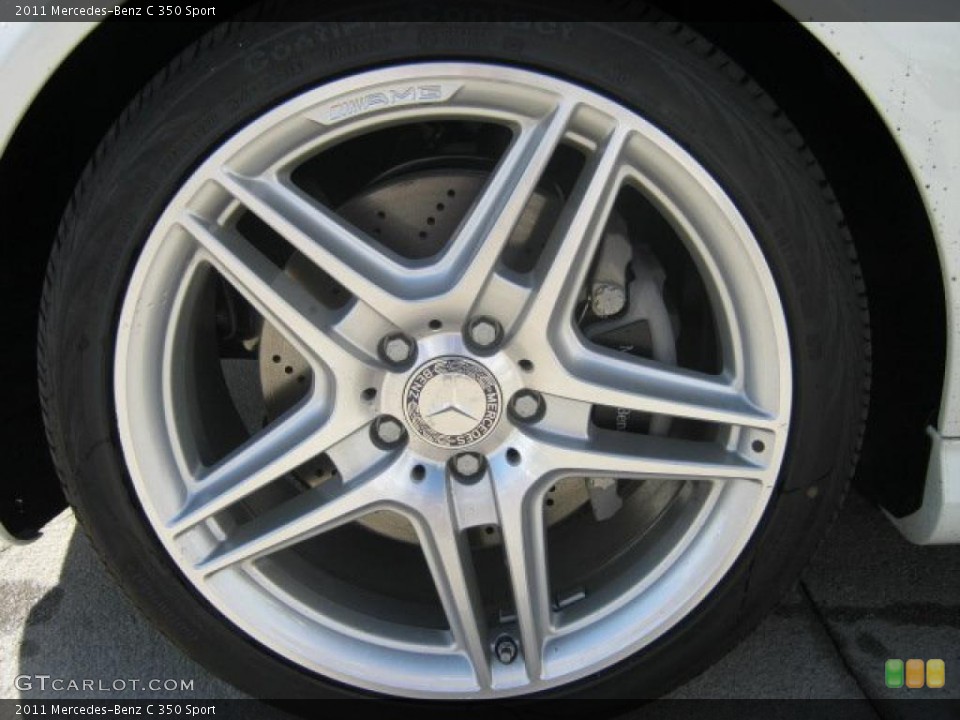 2011 Mercedes-Benz C 350 Sport Wheel and Tire Photo #41553342