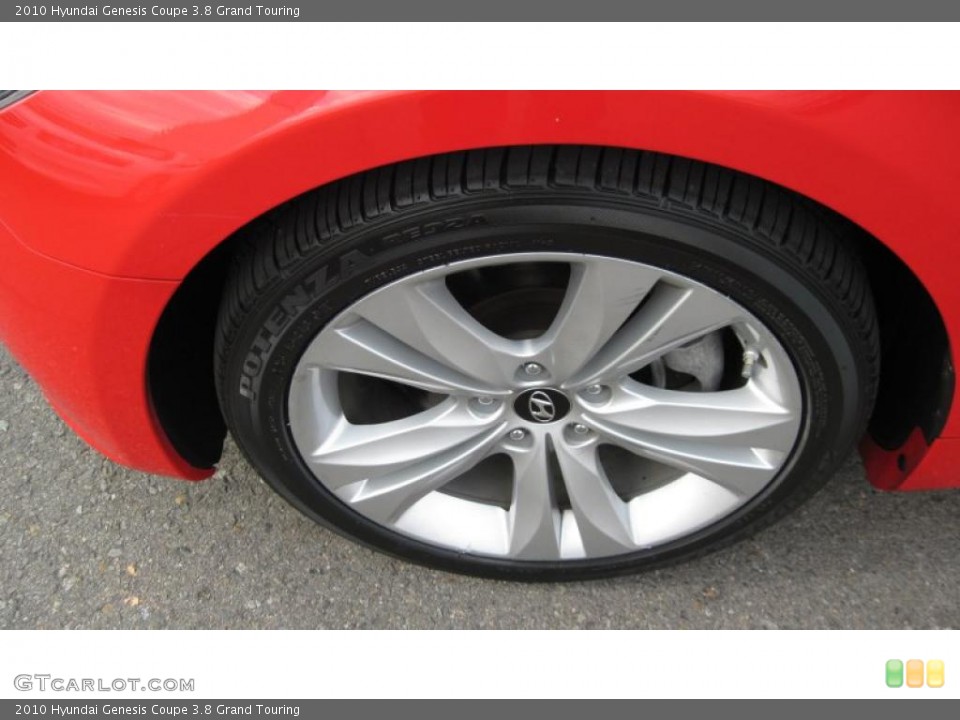 2010 Hyundai Genesis Coupe 3.8 Grand Touring Wheel and Tire Photo #41555474