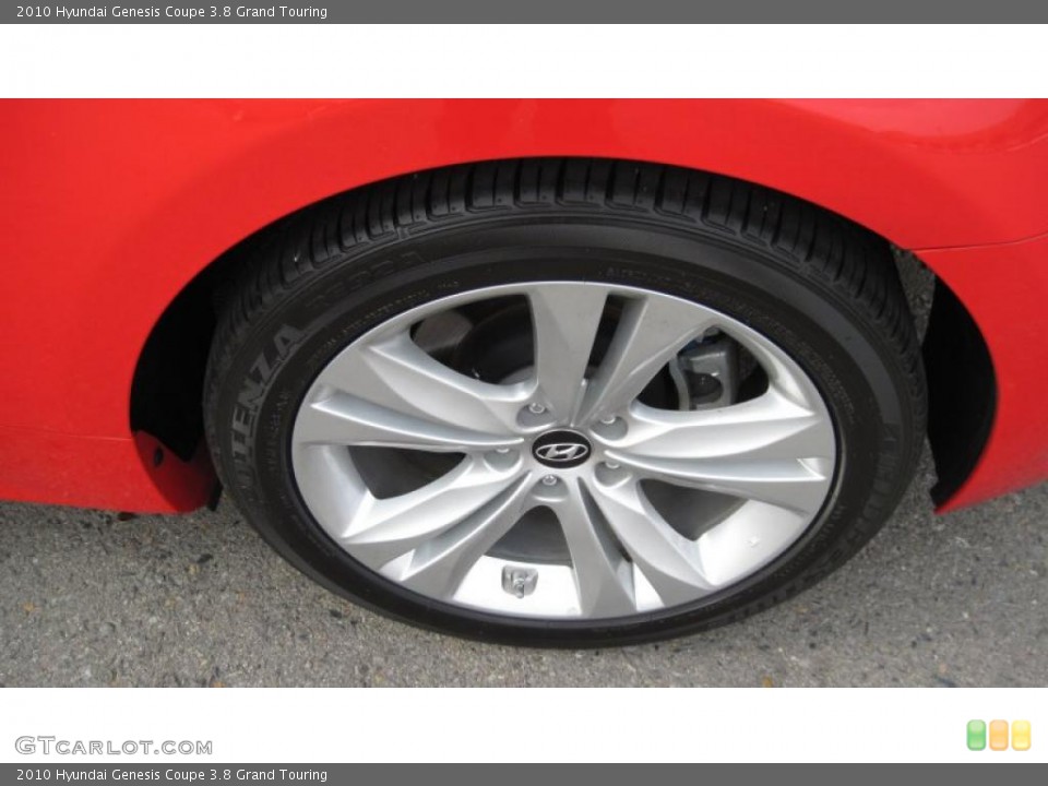 2010 Hyundai Genesis Coupe 3.8 Grand Touring Wheel and Tire Photo #41555494