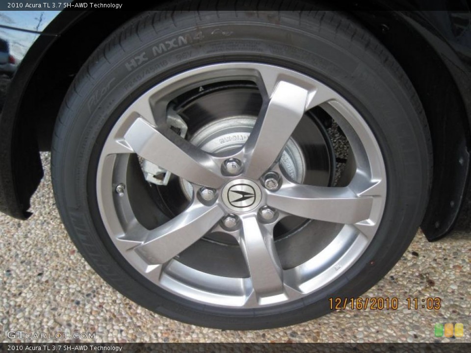 2010 Acura TL 3.7 SH-AWD Technology Wheel and Tire Photo #41556174