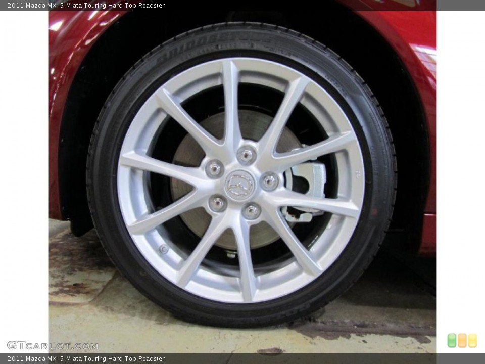 2011 Mazda MX-5 Miata Touring Hard Top Roadster Wheel and Tire Photo #41557558