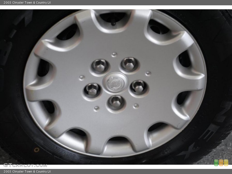2003 Chrysler Town & Country LX Wheel and Tire Photo #41557754