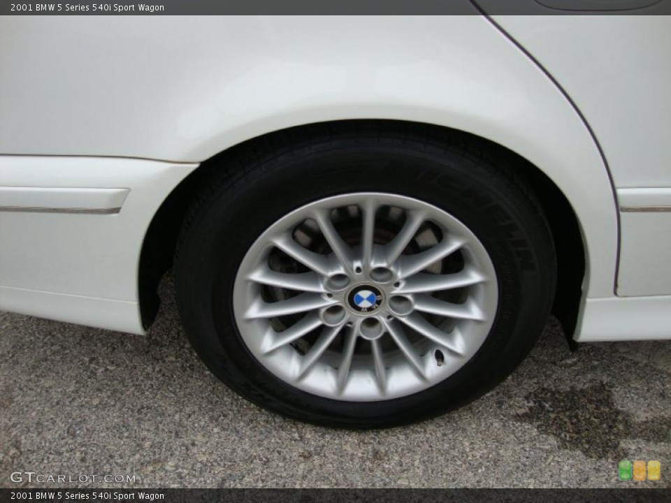 2001 BMW 5 Series 540i Sport Wagon Wheel and Tire Photo #41559931