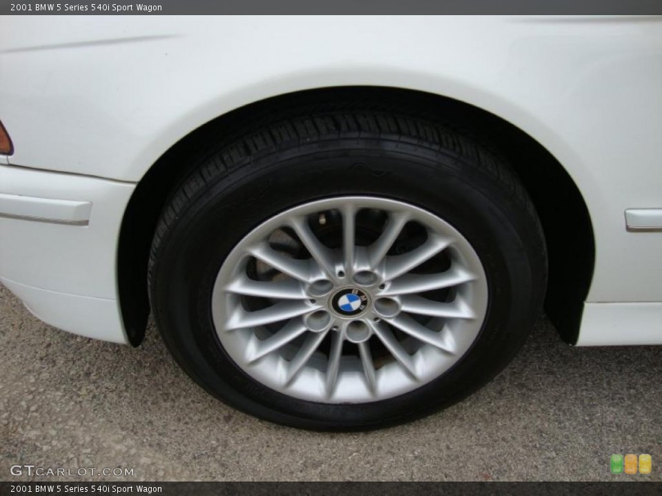 2001 BMW 5 Series 540i Sport Wagon Wheel and Tire Photo #41560031