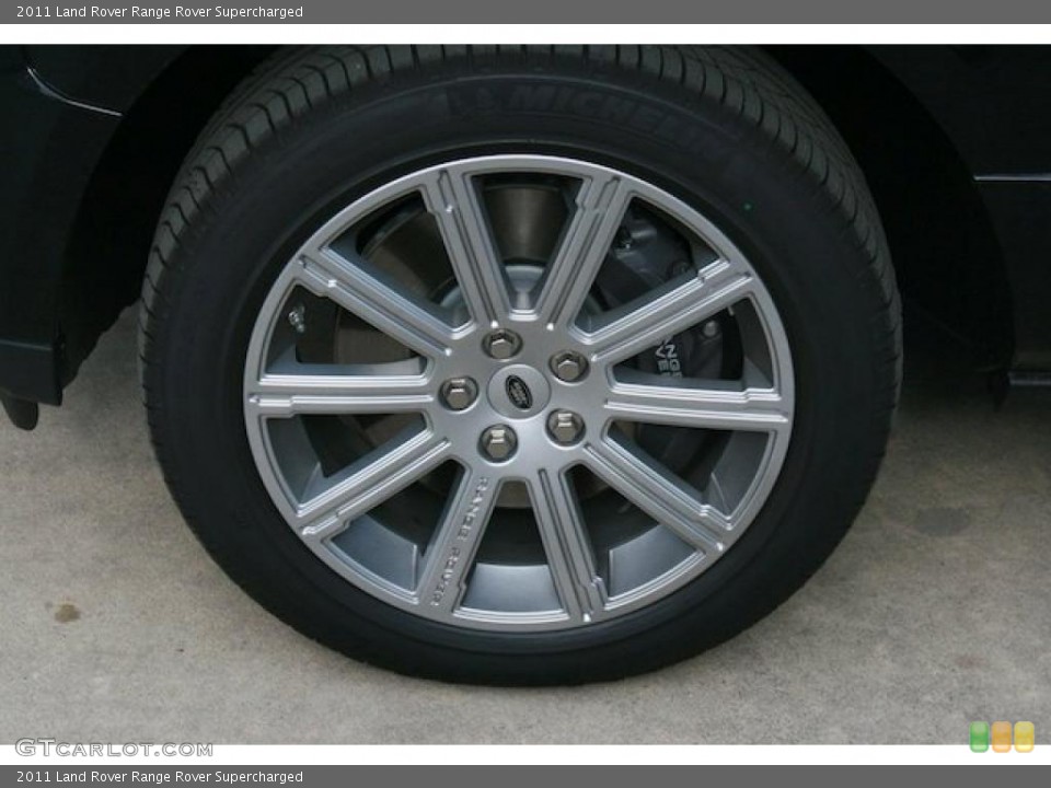 2011 Land Rover Range Rover Supercharged Wheel and Tire Photo #41567219