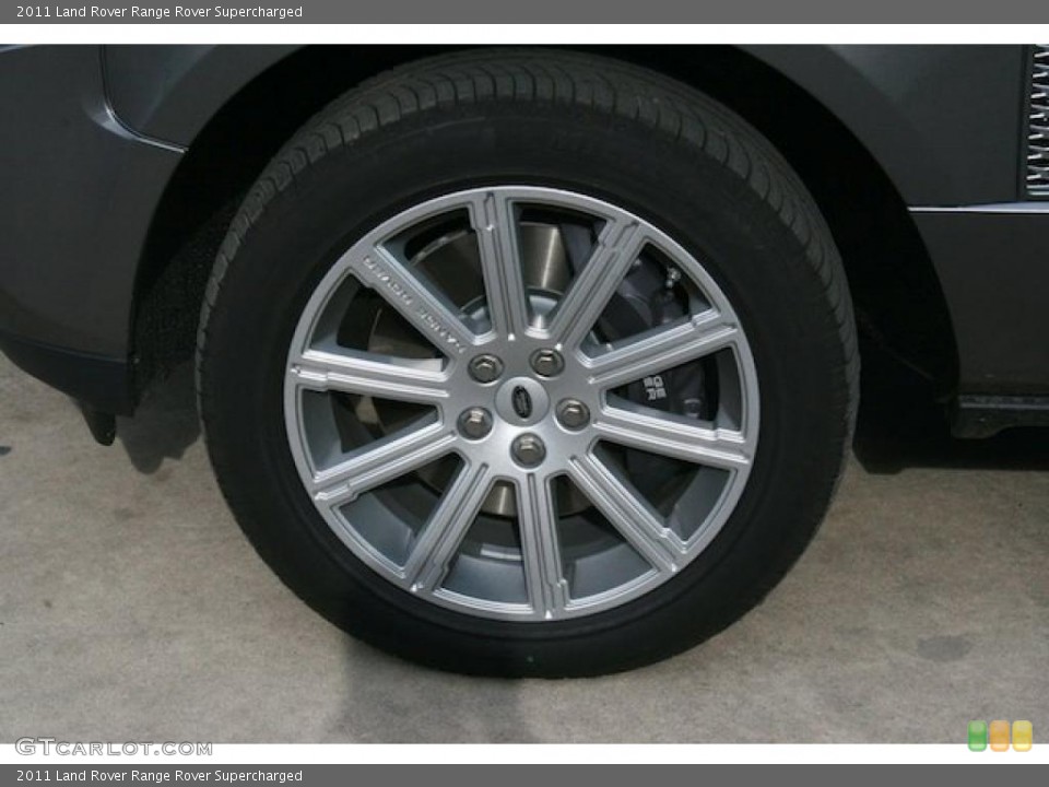 2011 Land Rover Range Rover Supercharged Wheel and Tire Photo #41567567