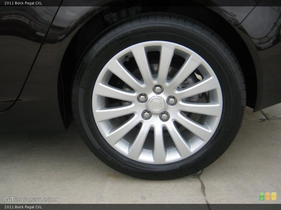 2011 Buick Regal CXL Wheel and Tire Photo #41567571
