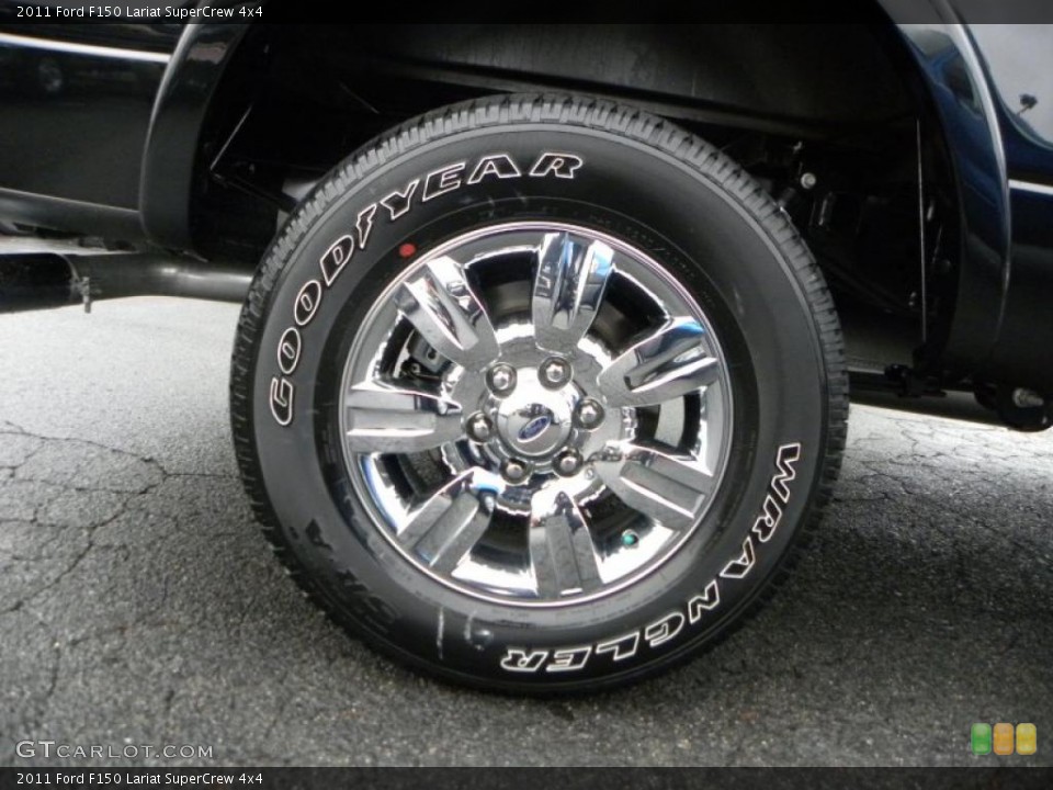 2011 Ford F150 Lariat SuperCrew 4x4 Wheel and Tire Photo #41567783