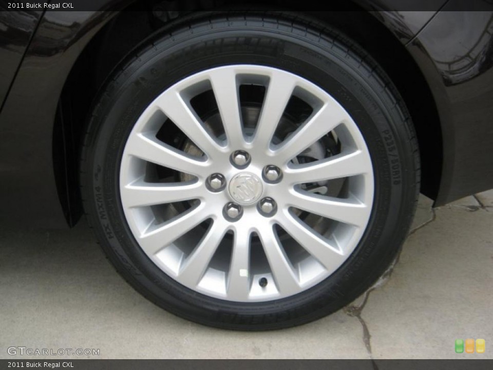 2011 Buick Regal CXL Wheel and Tire Photo #41567951