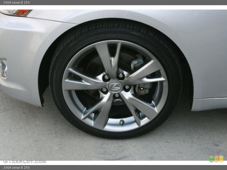 2009 Lexus IS 250 Wheel and Tire Photo #41569735