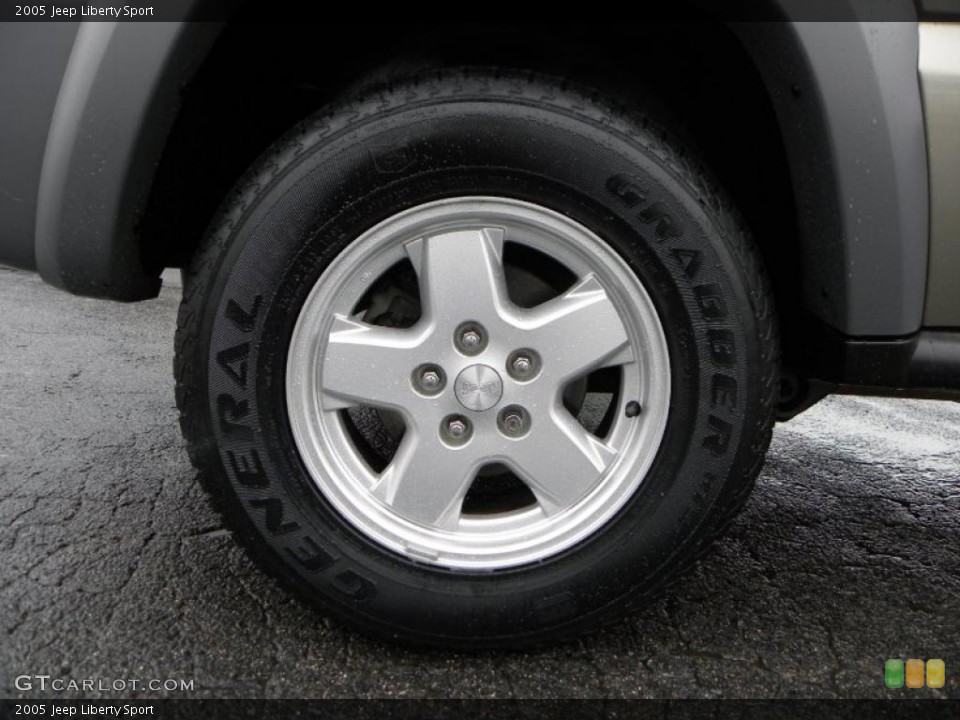 2005 Jeep Liberty Sport Wheel and Tire Photo #41569811