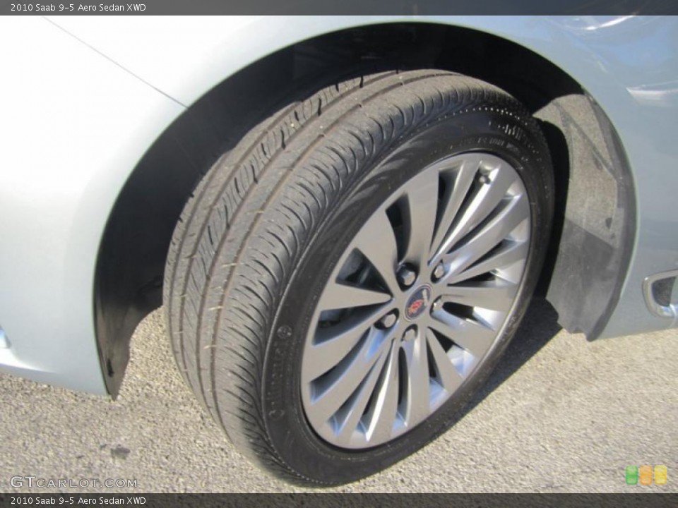 2010 Saab 9-5 Aero Sedan XWD Wheel and Tire Photo #41571427