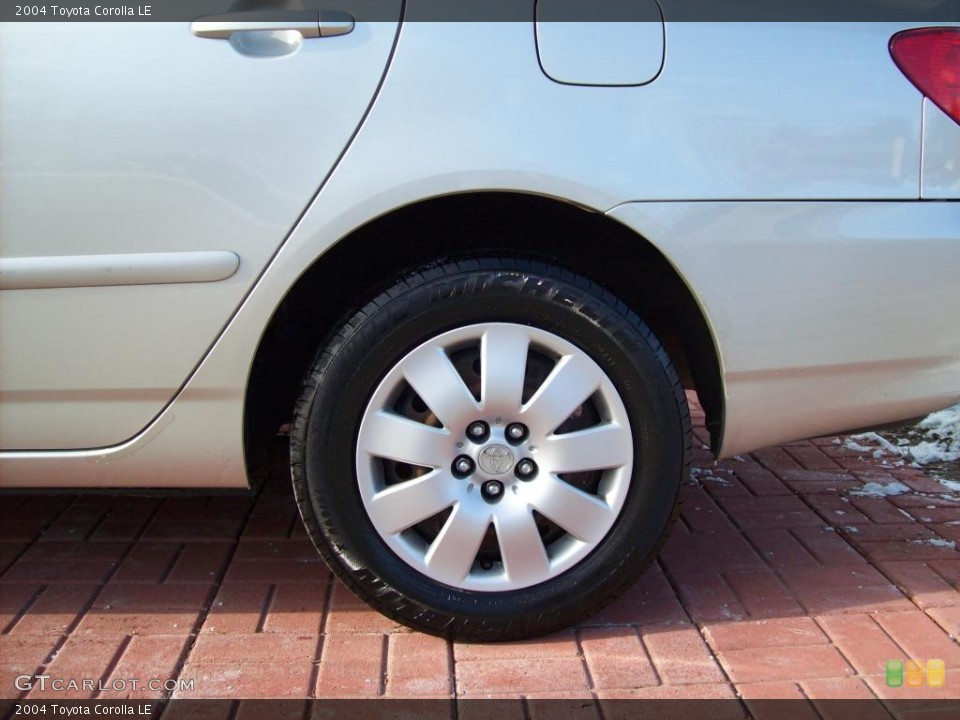 2004 Toyota Corolla LE Wheel and Tire Photo #41576643