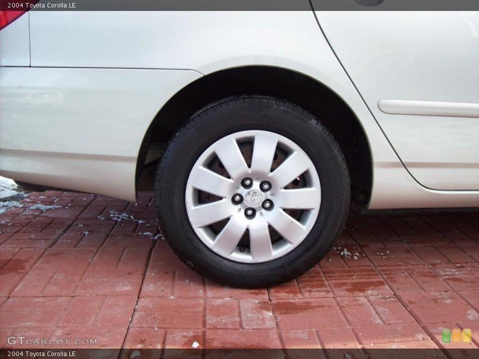 2004 Toyota Corolla LE Wheel and Tire Photo #41576671