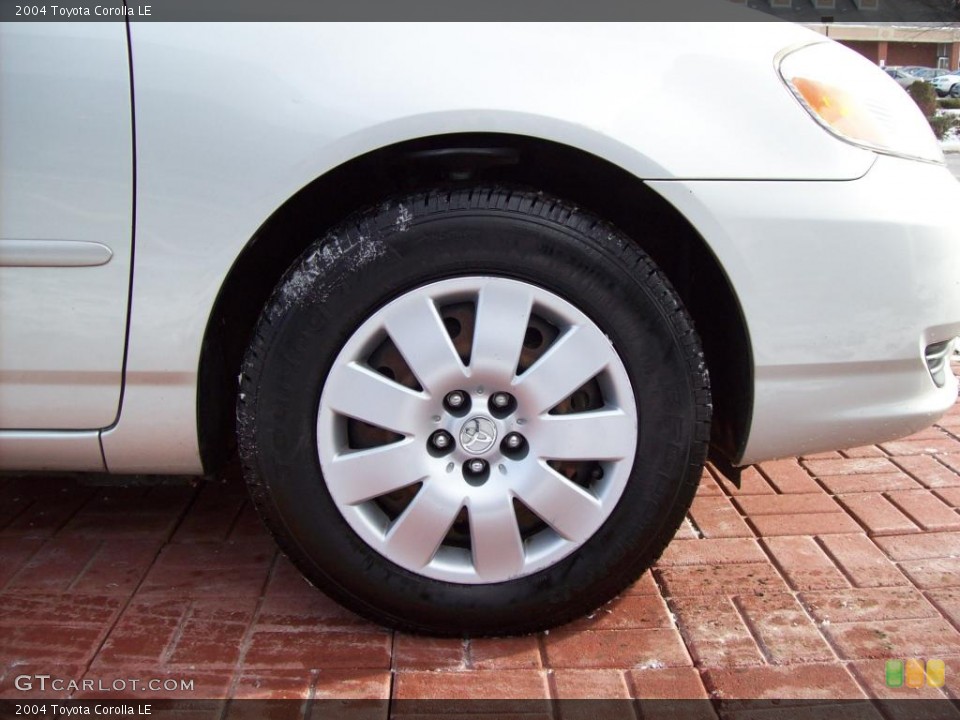 2004 Toyota Corolla LE Wheel and Tire Photo #41576699