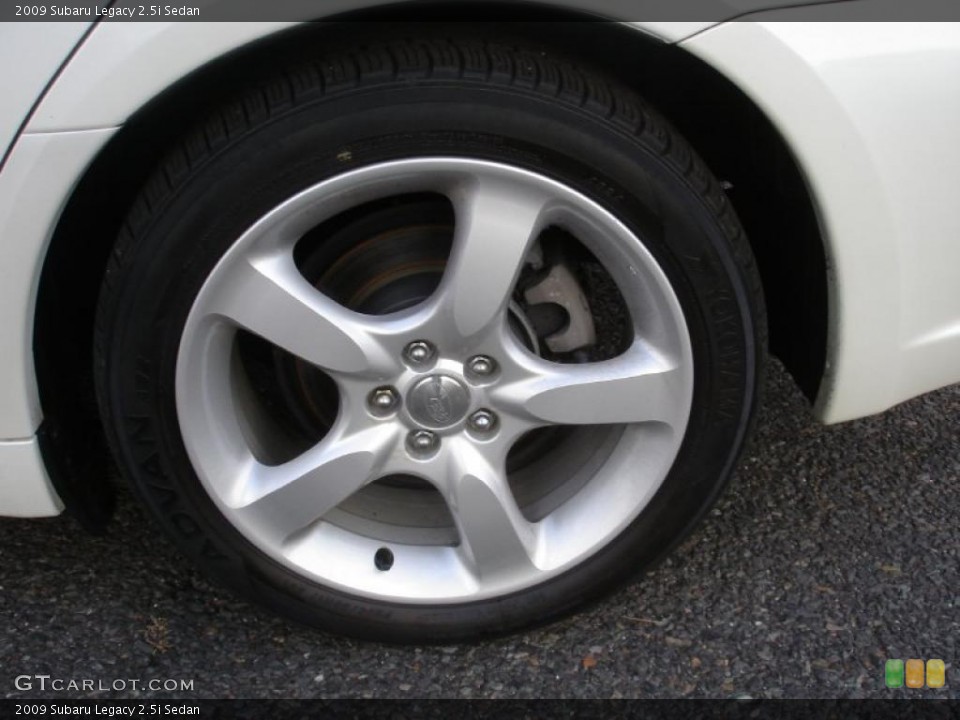 2009 Subaru Legacy 2.5i Sedan Wheel and Tire Photo #41580035