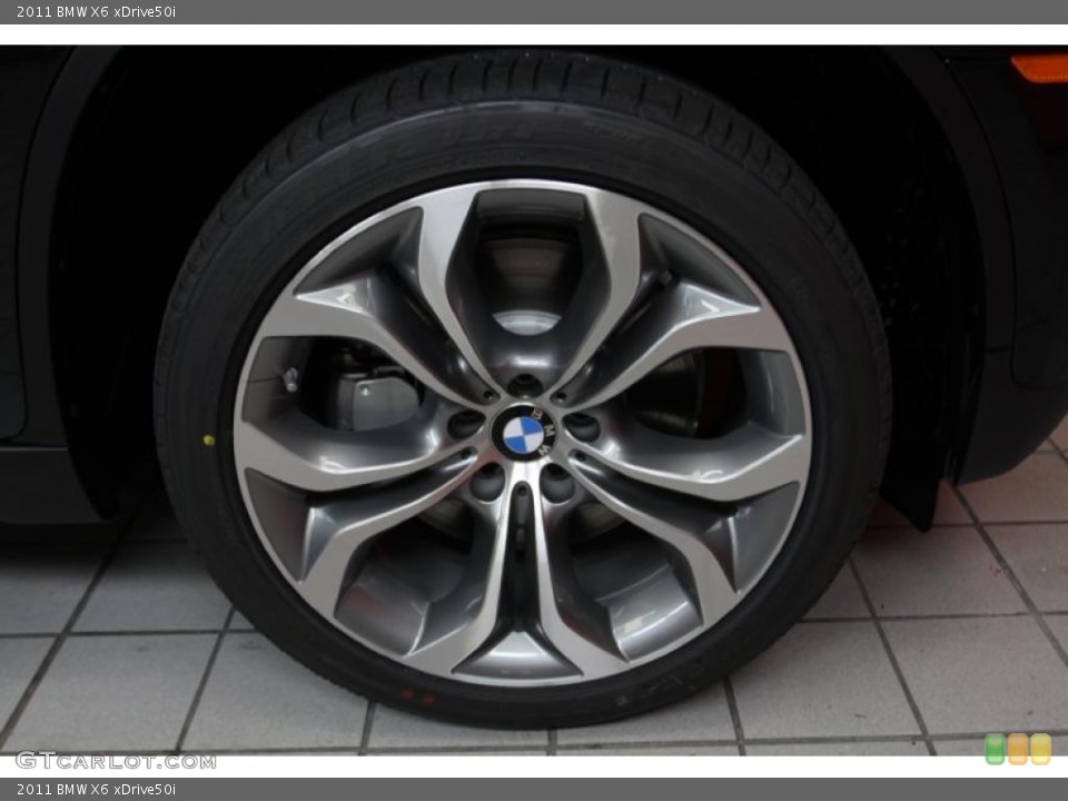 2011 BMW X6 xDrive50i Wheel and Tire Photo #41583799