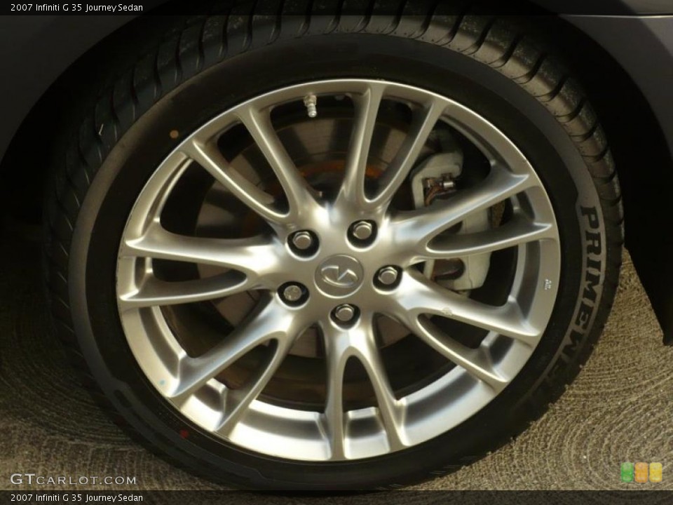 2007 Infiniti G 35 Journey Sedan Wheel and Tire Photo #41587119