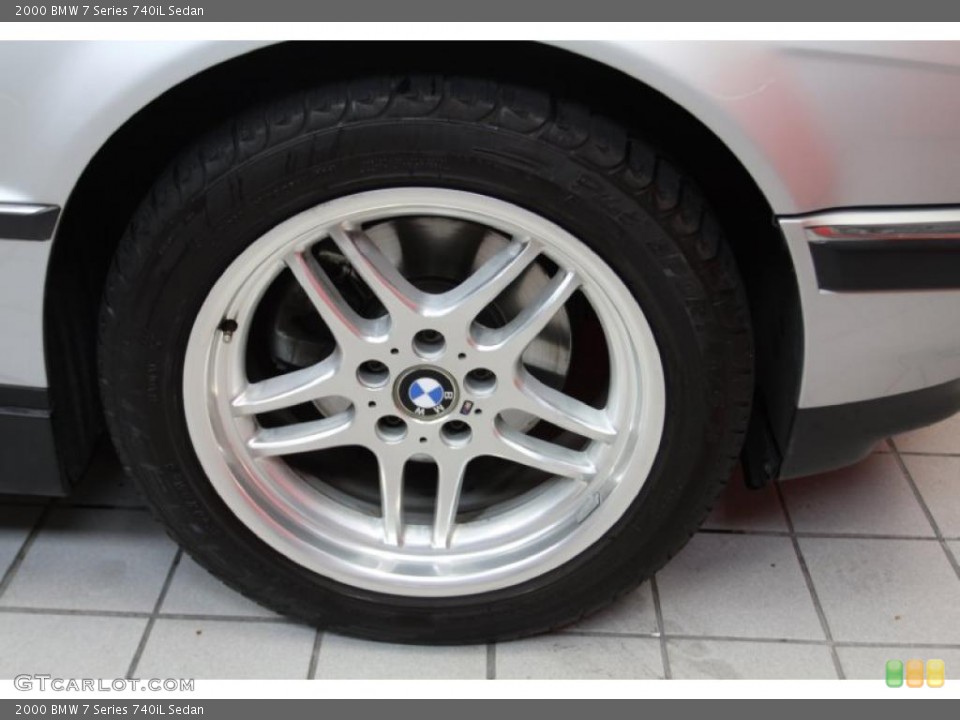2000 BMW 7 Series 740iL Sedan Wheel and Tire Photo #41587371