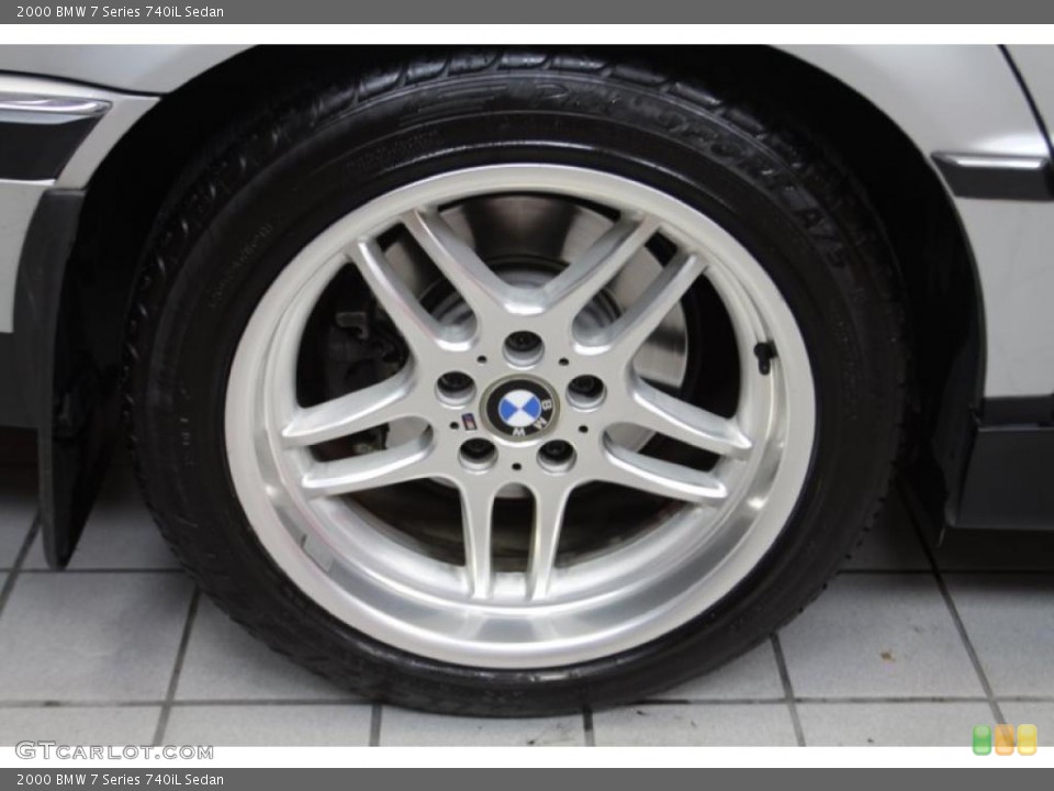 2000 BMW 7 Series 740iL Sedan Wheel and Tire Photo #41587383