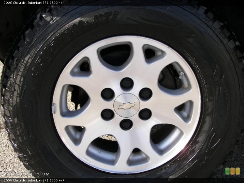 2006 Chevrolet Suburban Z71 1500 4x4 Wheel and Tire Photo #41587870