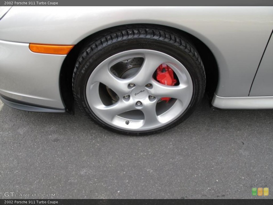 2002 Porsche 911 Turbo Coupe Wheel and Tire Photo #41599101