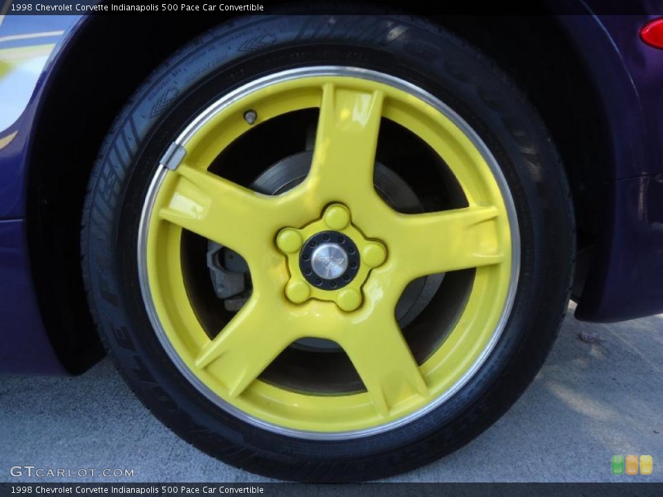 1998 Chevrolet Corvette Indianapolis 500 Pace Car Convertible Wheel and Tire Photo #41603853