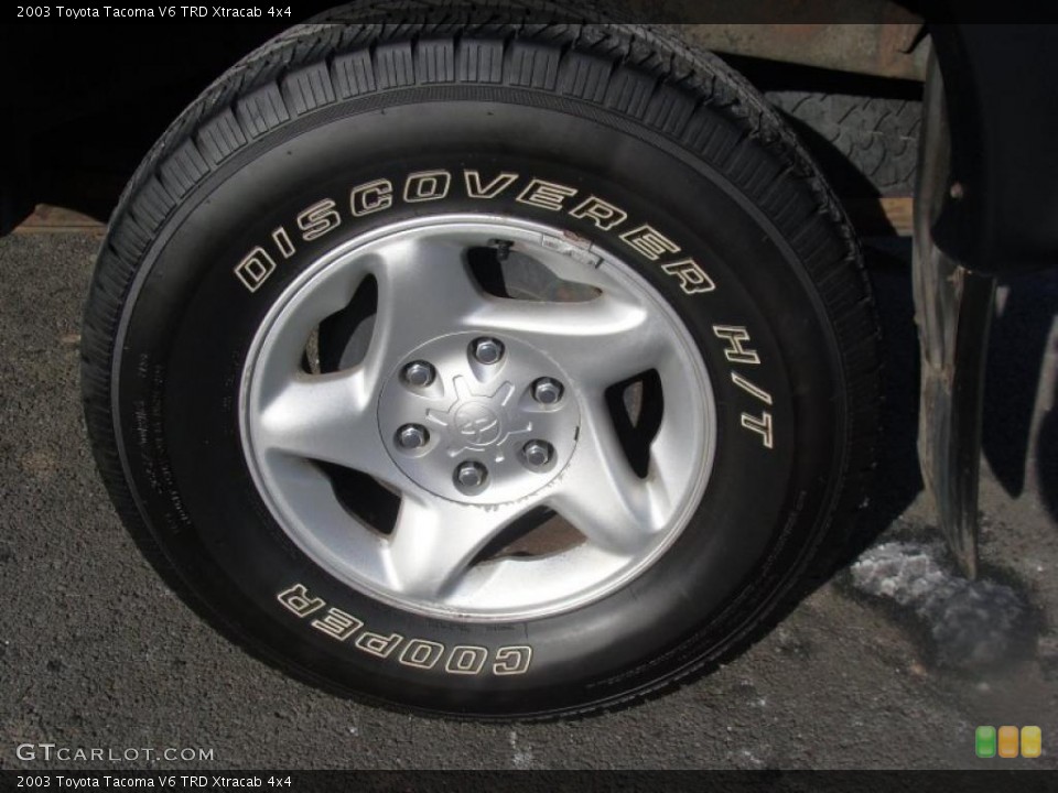 2003 Toyota Tacoma V6 TRD Xtracab 4x4 Wheel and Tire Photo #41604745