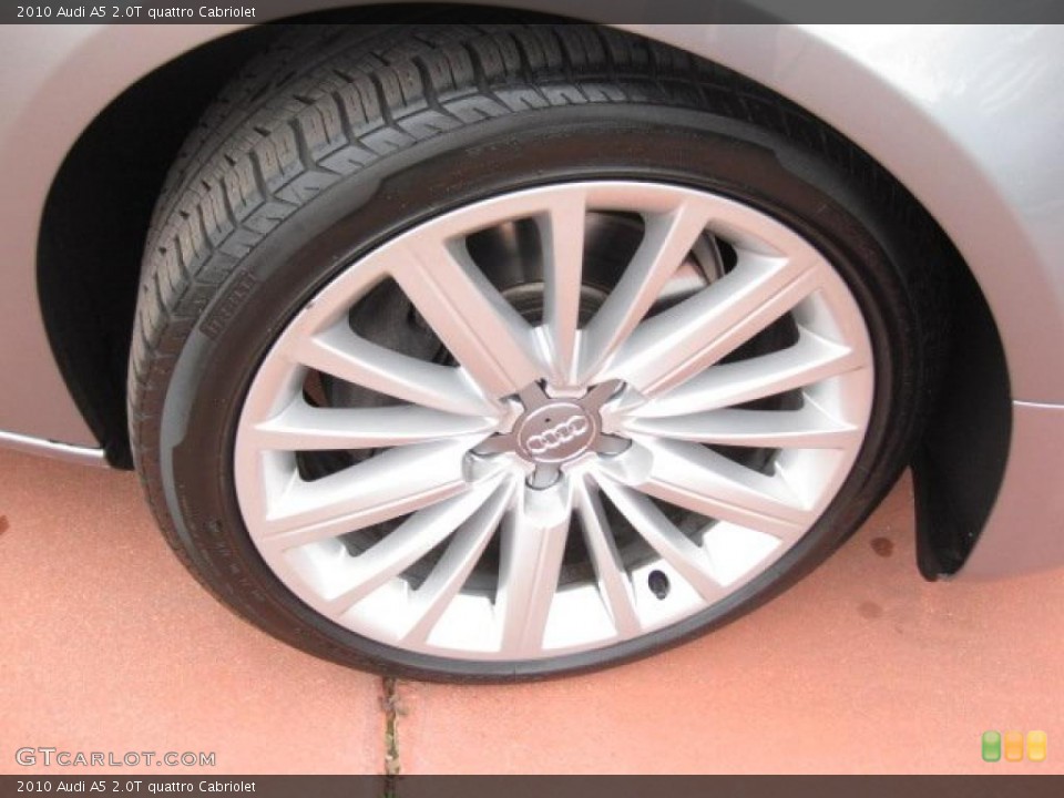 2010 Audi A5 2.0T quattro Cabriolet Wheel and Tire Photo #41606725