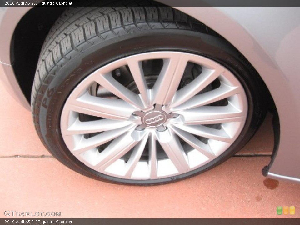 2010 Audi A5 2.0T quattro Cabriolet Wheel and Tire Photo #41606733