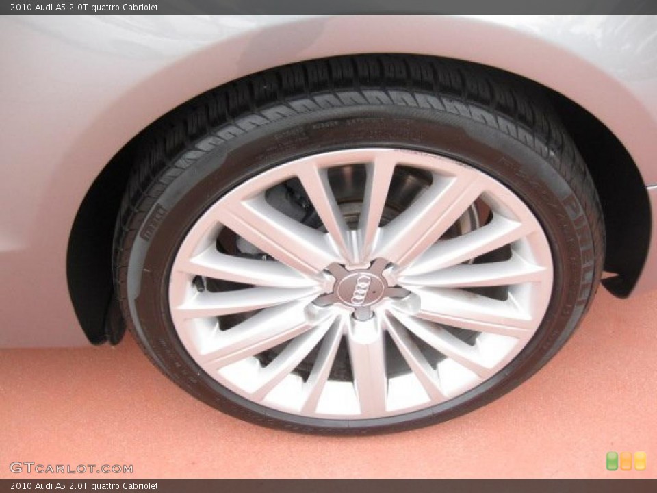 2010 Audi A5 2.0T quattro Cabriolet Wheel and Tire Photo #41606745