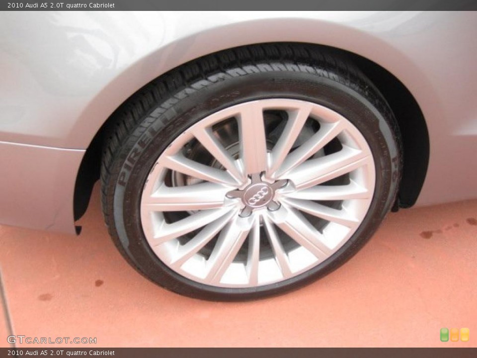 2010 Audi A5 2.0T quattro Cabriolet Wheel and Tire Photo #41606781