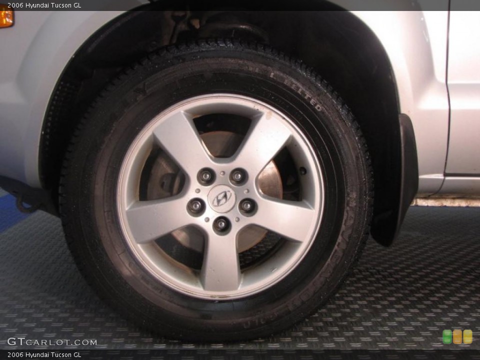 2006 Hyundai Tucson GL Wheel and Tire Photo #41607449