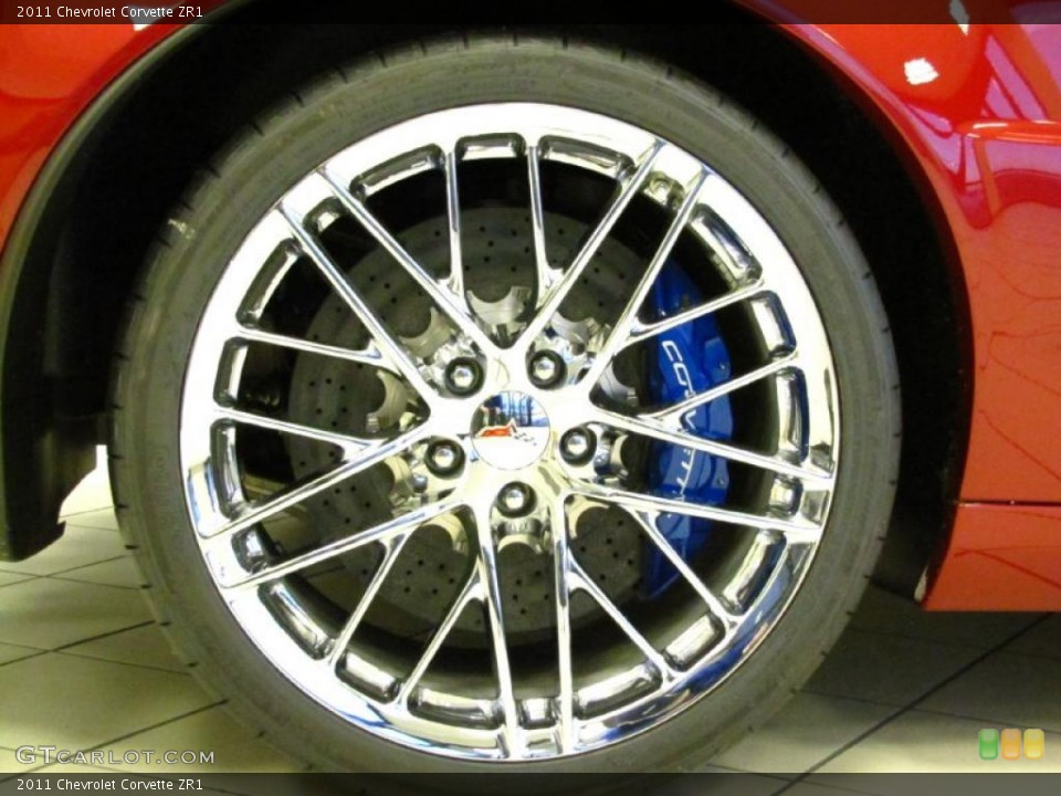 2011 Chevrolet Corvette ZR1 Wheel and Tire Photo #41617985