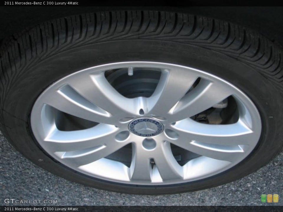 2011 Mercedes-Benz C 300 Luxury 4Matic Wheel and Tire Photo #41627438