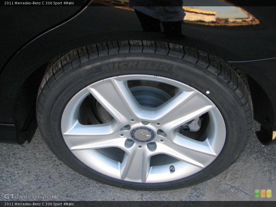 2011 Mercedes-Benz C 300 Sport 4Matic Wheel and Tire Photo #41627542