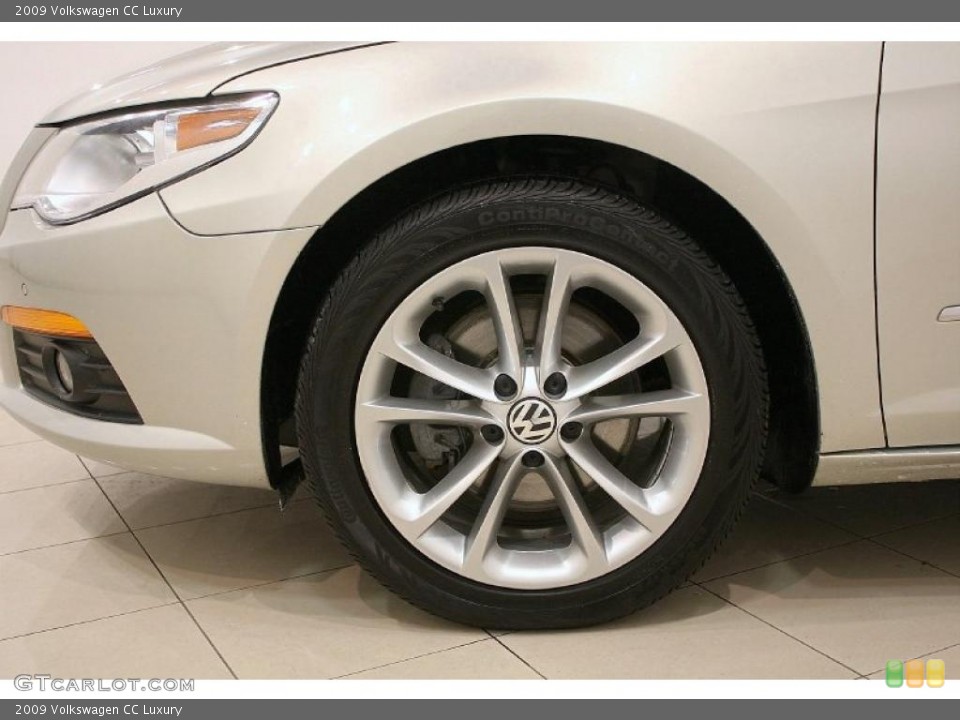 2009 Volkswagen CC Luxury Wheel and Tire Photo #41628337