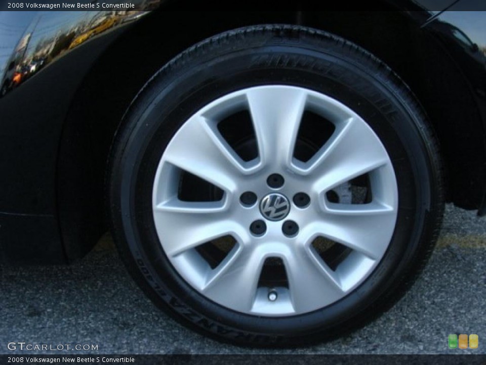 2008 Volkswagen New Beetle S Convertible Wheel and Tire Photo #41630529