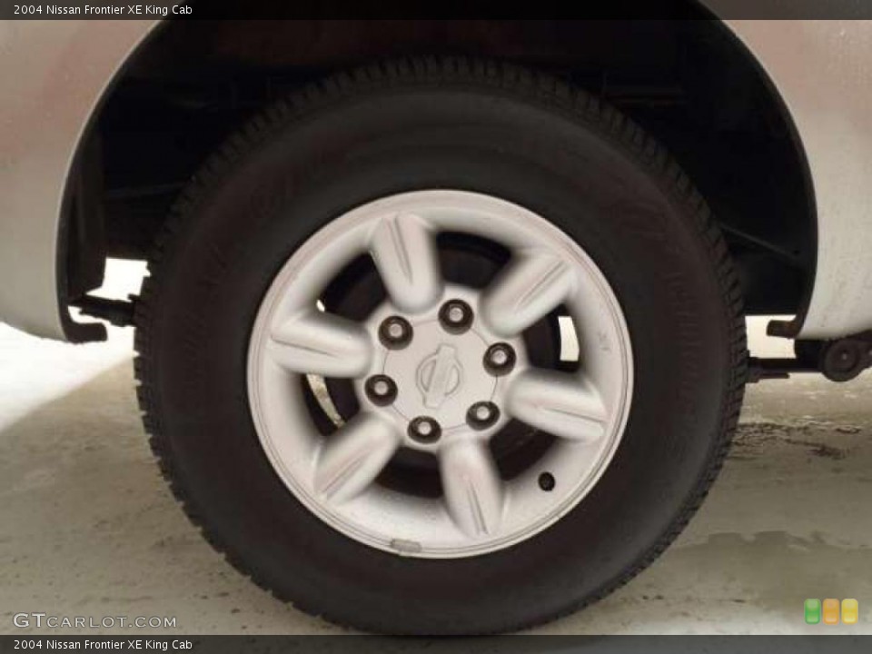2004 Nissan Frontier XE King Cab Wheel and Tire Photo #41632675