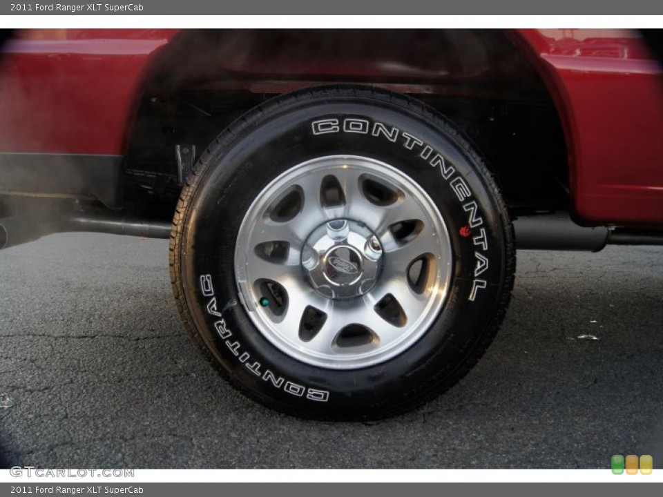 2011 Ford Ranger XLT SuperCab Wheel and Tire Photo #41638675