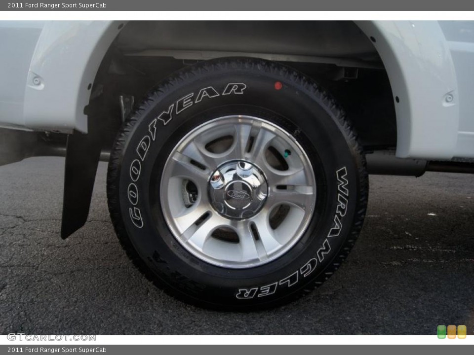 2011 Ford Ranger Sport SuperCab Wheel and Tire Photo #41639151