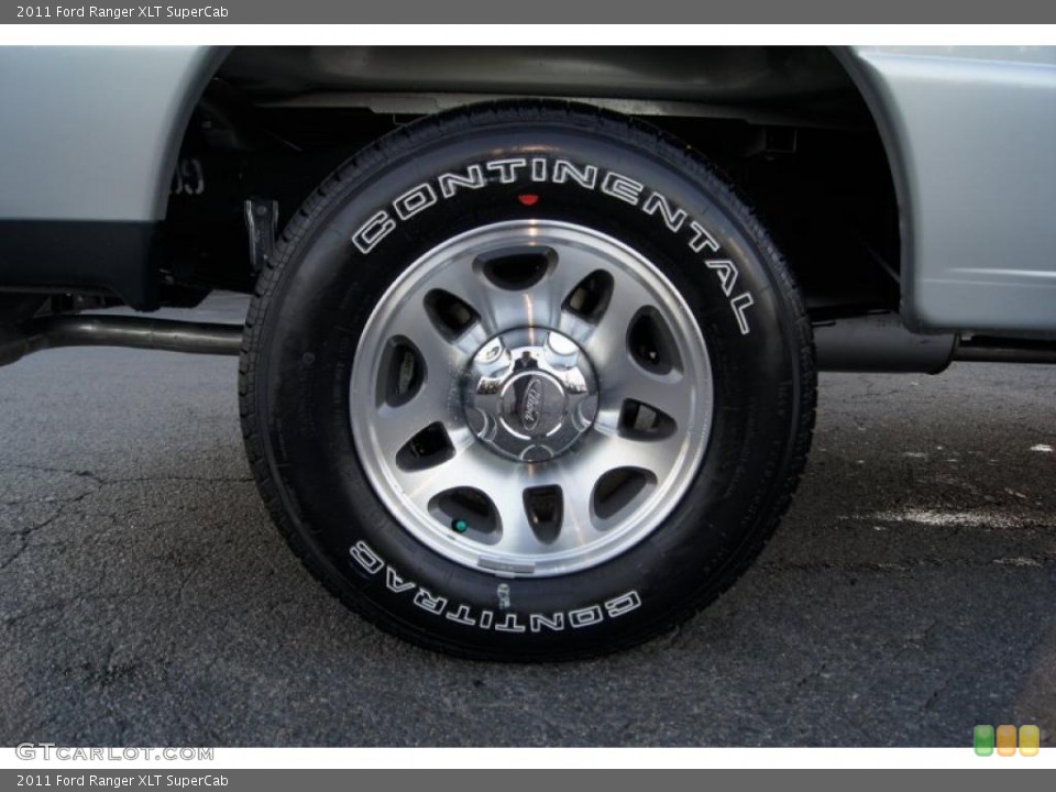 2011 Ford Ranger XLT SuperCab Wheel and Tire Photo #41639615