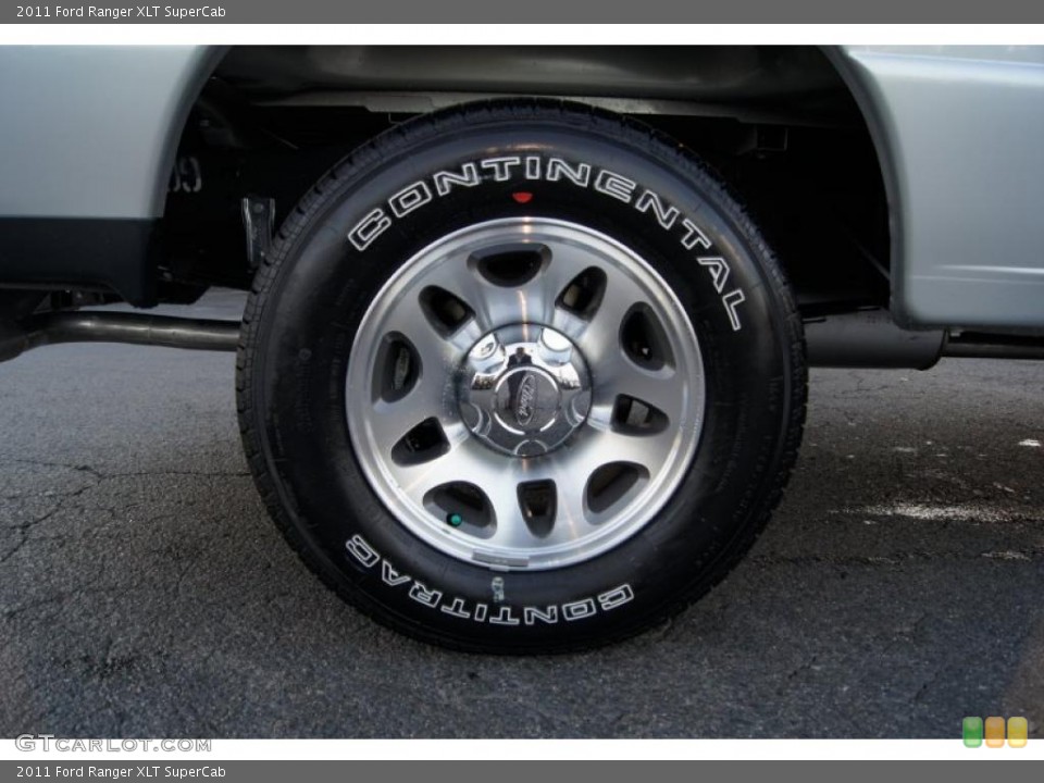 2011 Ford Ranger XLT SuperCab Wheel and Tire Photo #41639615