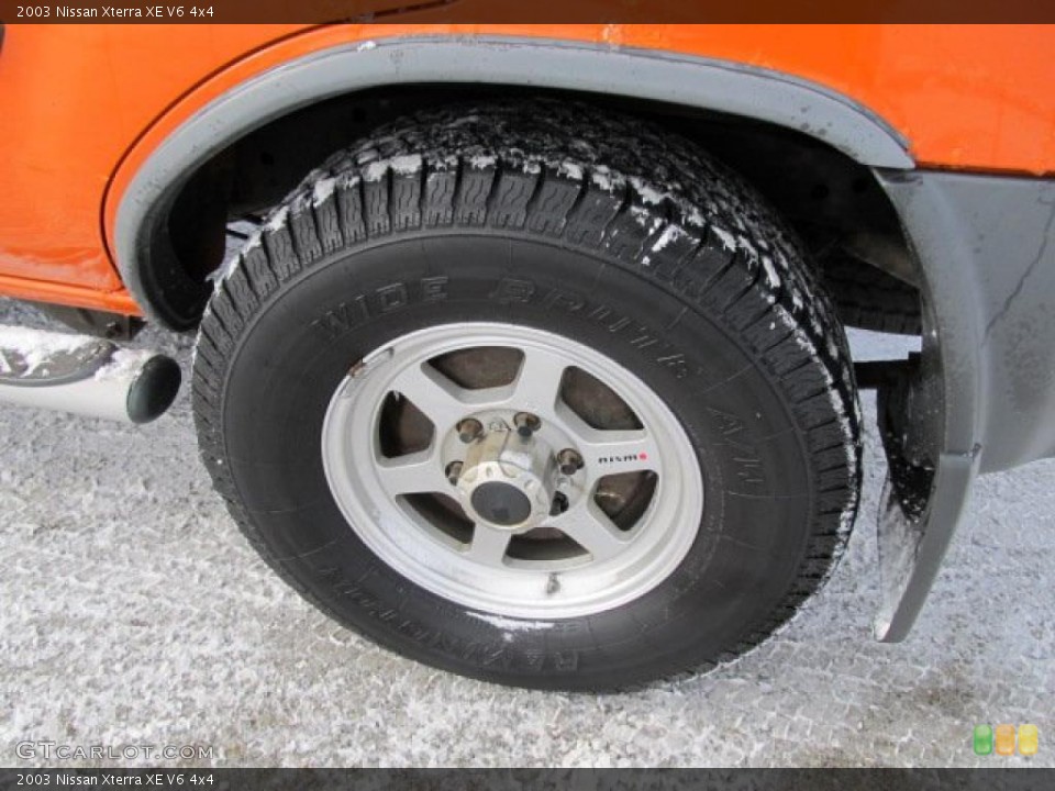 2003 Nissan Xterra XE V6 4x4 Wheel and Tire Photo #41640863