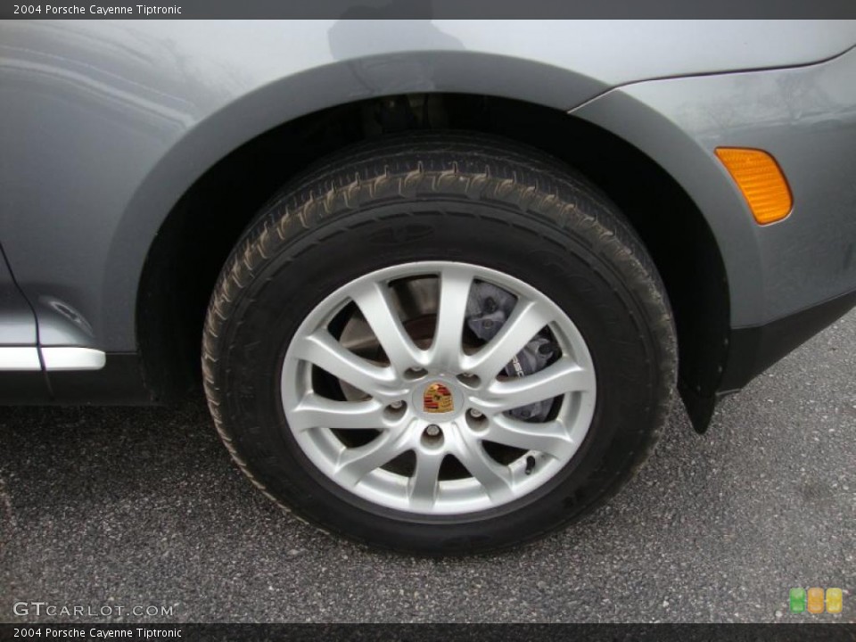 2004 Porsche Cayenne Tiptronic Wheel and Tire Photo #41645431