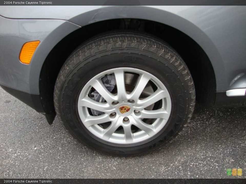2004 Porsche Cayenne Tiptronic Wheel and Tire Photo #41645475