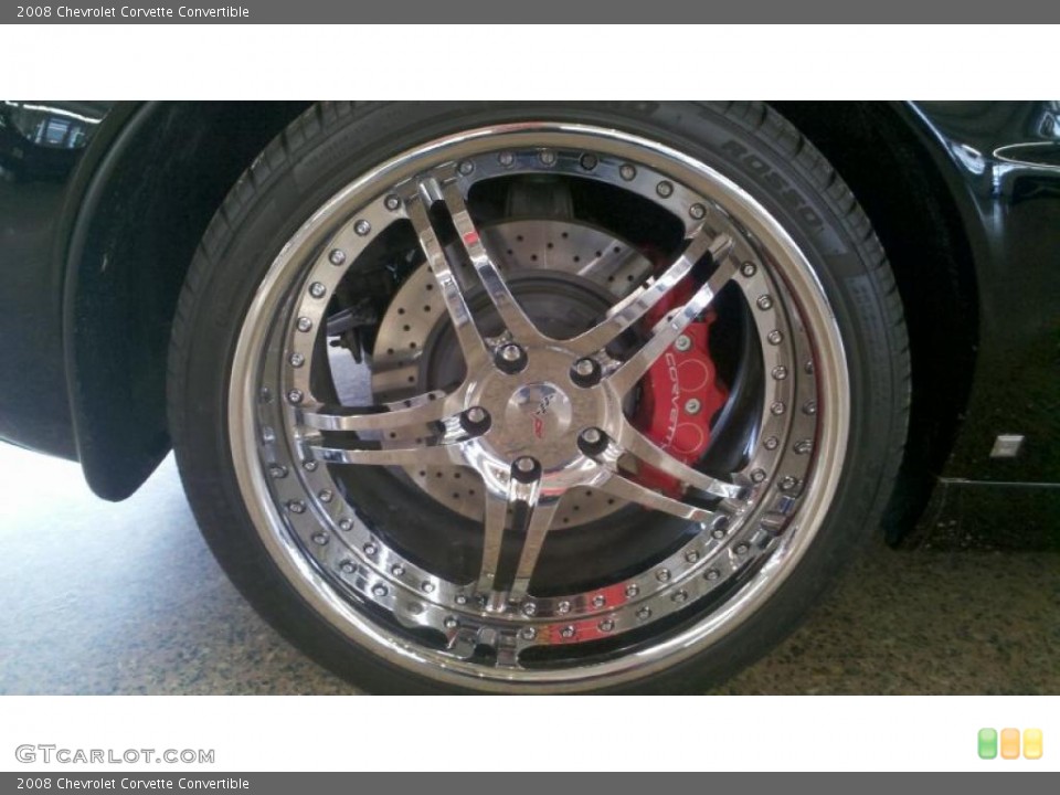 2008 Chevrolet Corvette Custom Wheel and Tire Photo #41649315