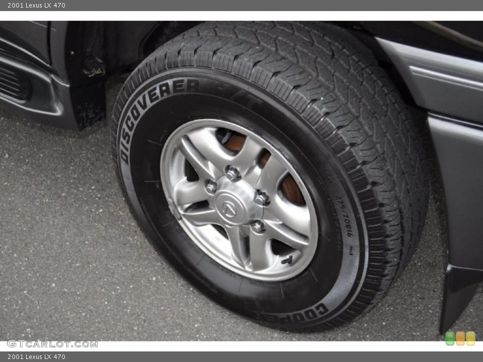 2001 Lexus LX 470 Wheel and Tire Photo #41655395